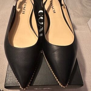 Coach VAE LEATHER SKIMMER SIZE 8.5